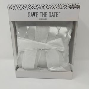 Wedding Ring Pillow White USA Seller Quick Ship